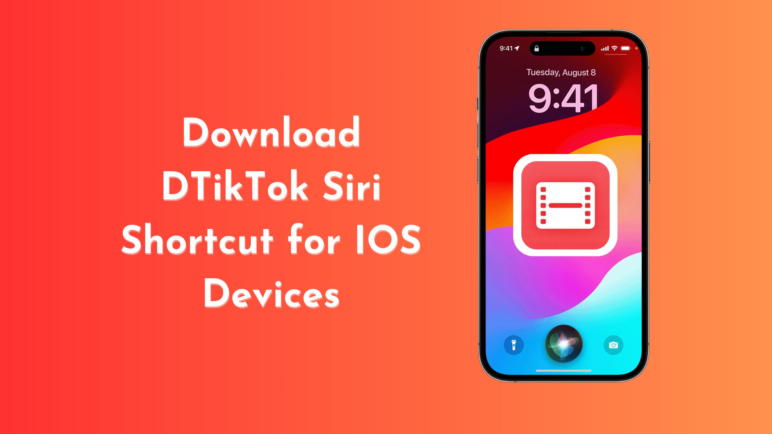 DTikTok Siri Shortcut