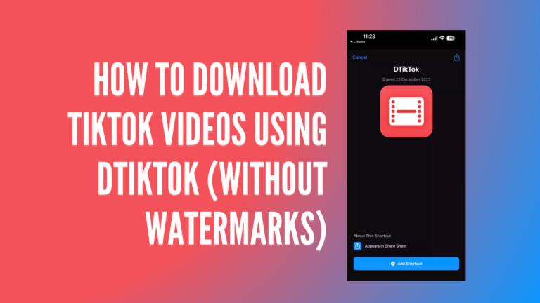 Download TikTok Videos DTikTok